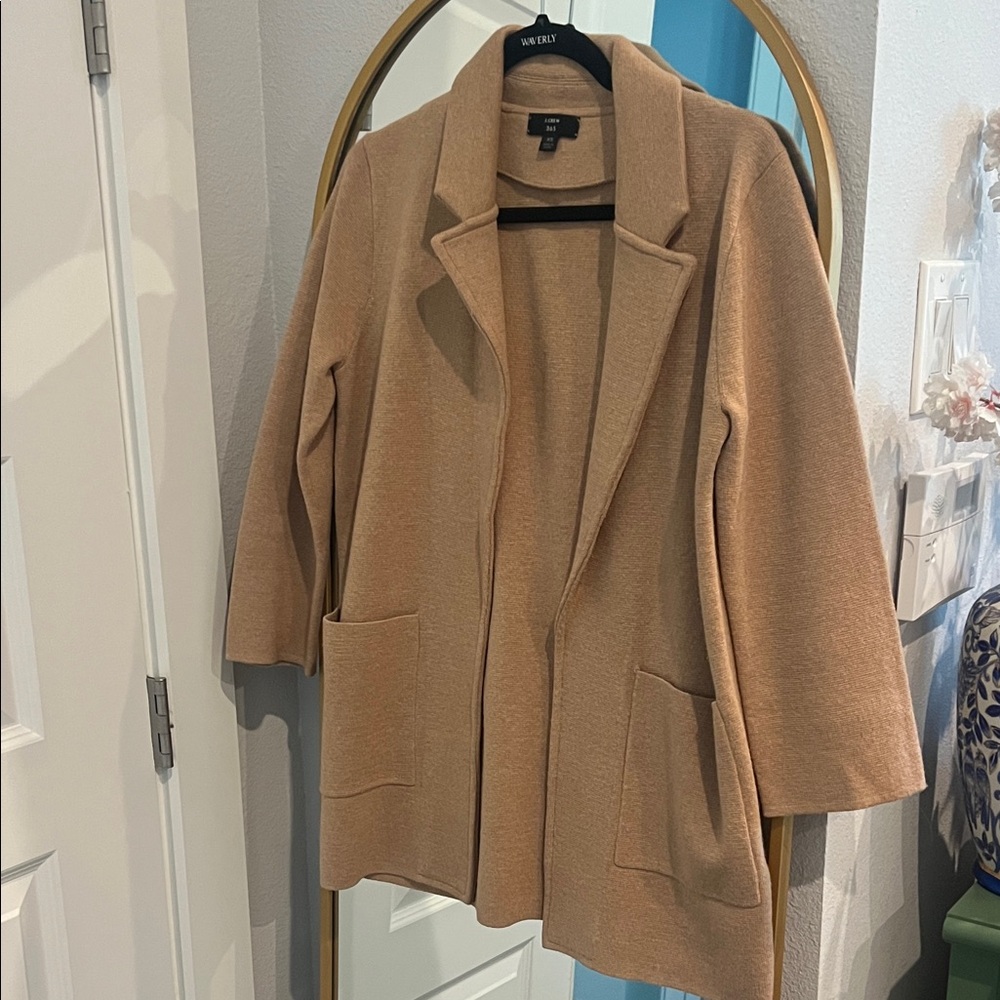 J. Crew Tan Blazer Coat